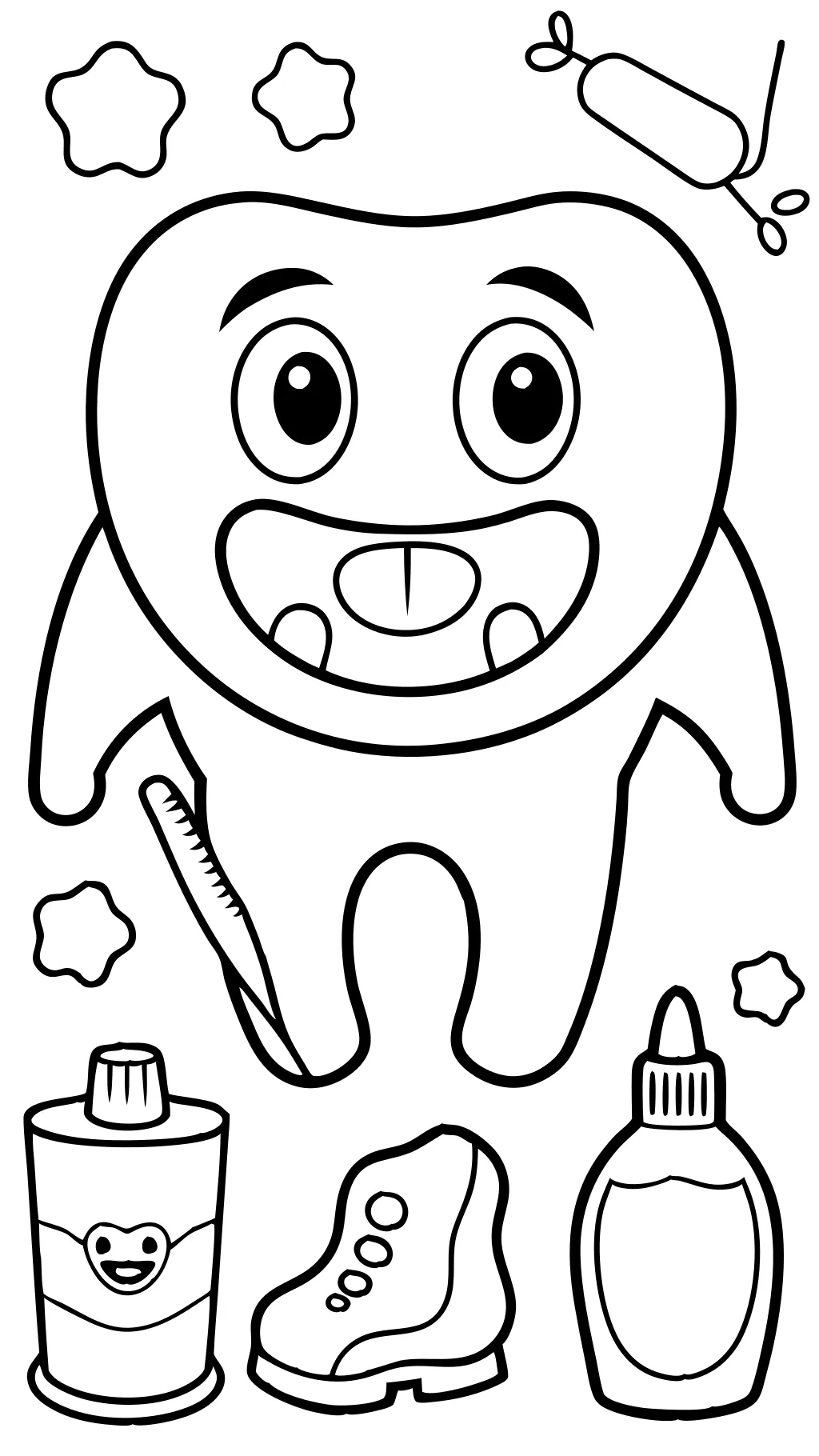 dental coloring pages